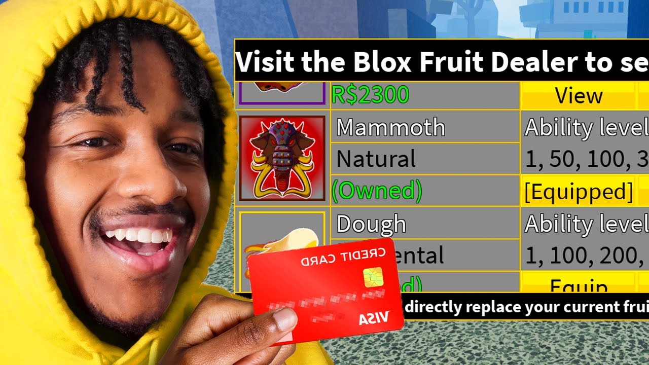 I Spent 50,000 Robux On The NEW Roblox Blox Fruits UPDATE 20.. MAMMOTH IS INSANE