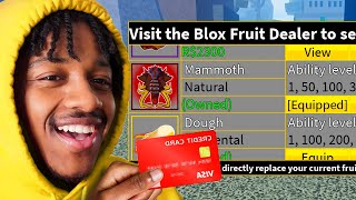 Giving People Their DREAM FRUIT in Roblox Blox Fruits * SPENT 50,000 R