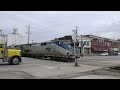 Amtrak 206 East in Galva, IL 11/20/23