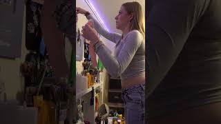 Mijn EIGEN NAAM in LED verlichting ophangen in mijn SLAAPKAMER. #led #verlichting #shorts