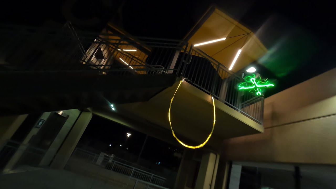 FPV Drone Night Racing and Chasing