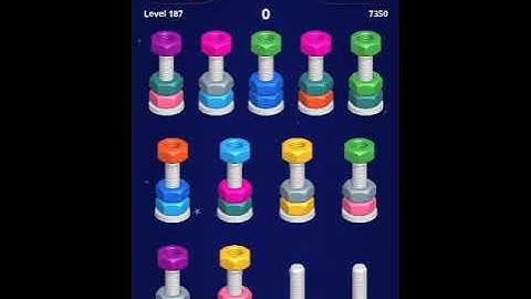 Sort Nuts Level 181 - 190 Walkthrough | PuzzleChallenge ✔️
