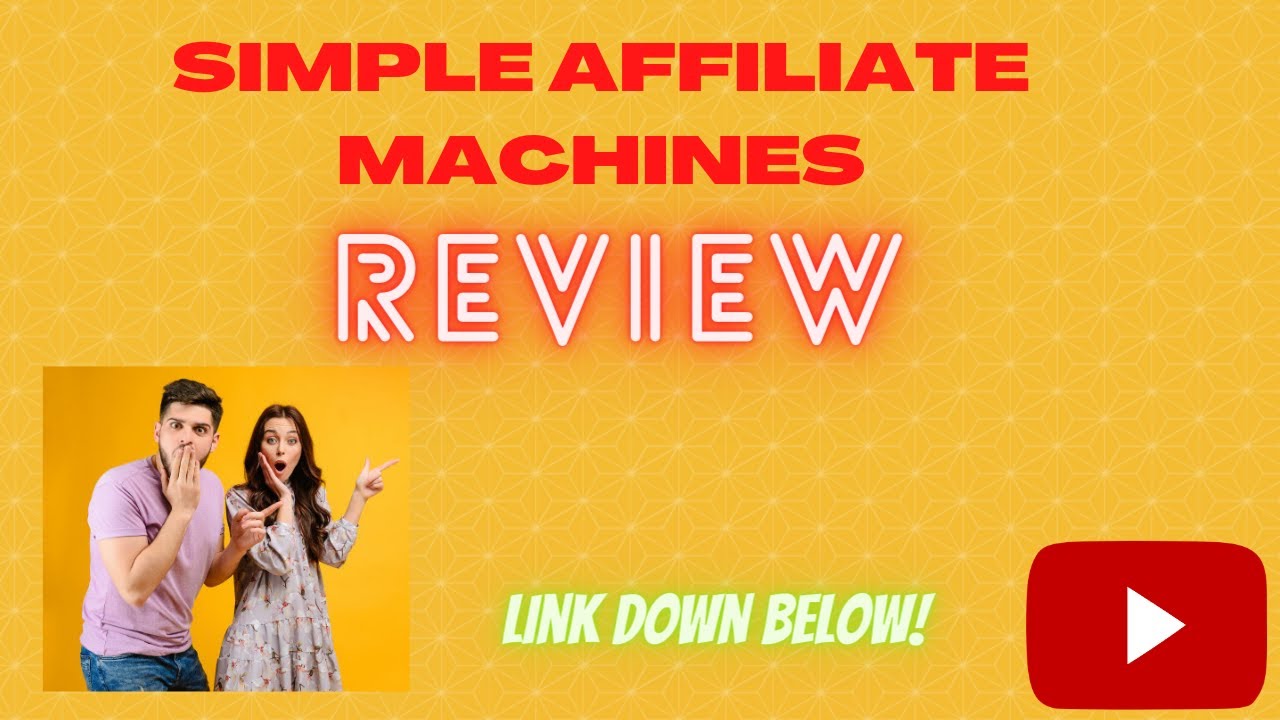 Simple Affiliate Machines Review!♦️