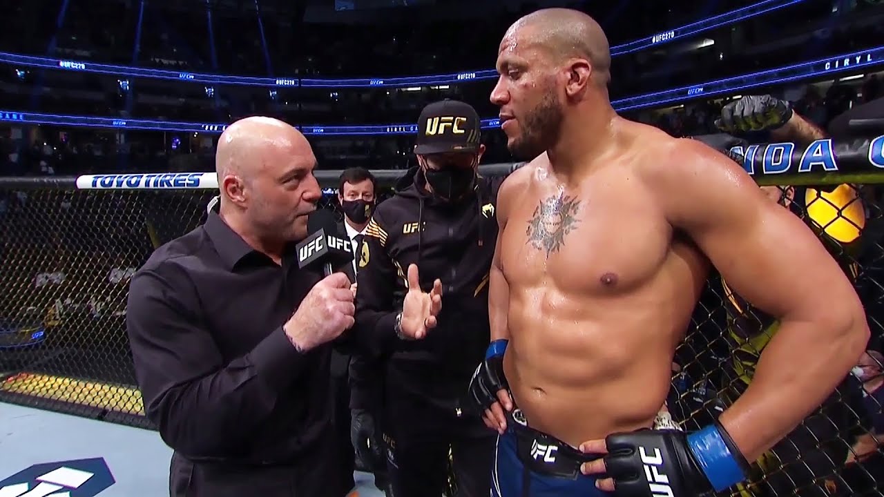 UFC 270 Ciryl Gane Octagon Interview