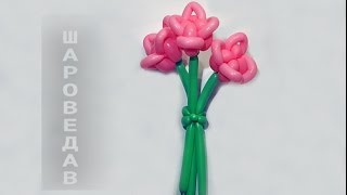 Тюльпаны из воздушных шаров / Tulips of balloons