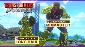 Transformers Devastation Gameplay Part 4: Sideswipe Solos The Constructicons