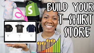 HOW TO CREATE A T-SHIRT WEBSITE ON SHOPIFY | ONLINE STORE TUTORIAL FOR BEGINNERS | VERY DETAILED 🔥