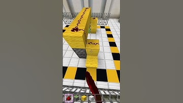 How to make a simple 2x2 piston door in Minecraft #minecraftshorts #shorts #redstone #mcbedrock #fun