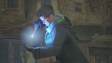 Hogwarts Legacy - Using Ancient Magic for the first time in Hogsmede