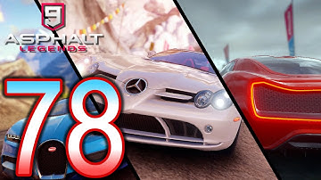 ASPHALT 9 Legends Switch Walkthrough - Part 78 - Ch5 Class S Master, American Autos, Ch3 SLR McLaren