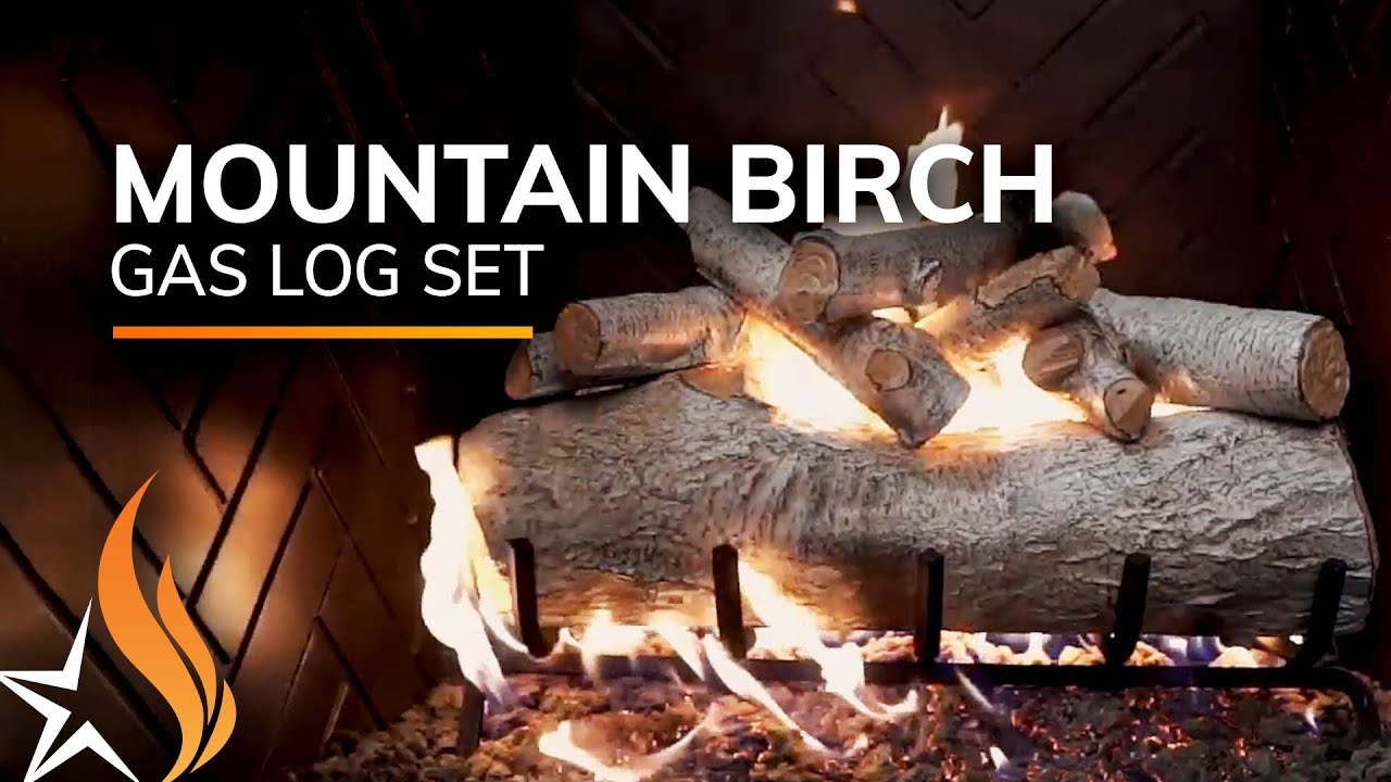 Mountain Birch Vented Gas Logs - Designer Series | Starfire Designs -  YouTube