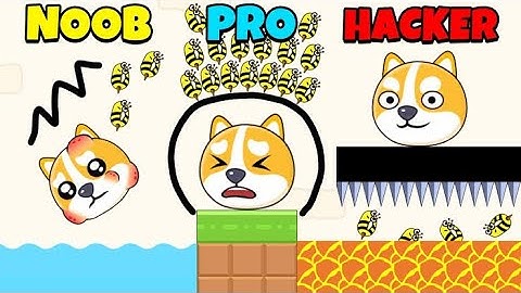 Noob vs Pro - Save The Doge Walkthrough Gameplay Save The Cat (Android - iOS) Aftab Ali Gamerz