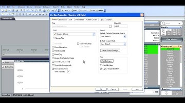 Qlikview ListBox Hide Excluded & Change Font Color by RFB 41