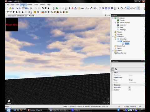 Roblox - How to make a reset GUI