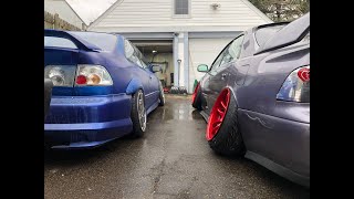 JDM front lip install on the Lexus ES300 and new tires and fitment check!!