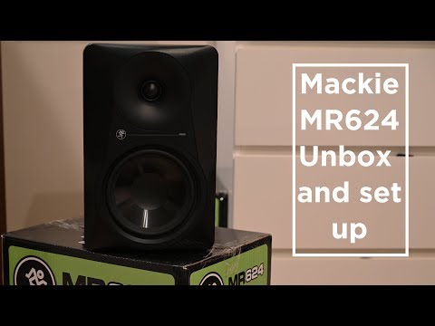 Mackie MR624 Unboxing and Setup (WOW!!)