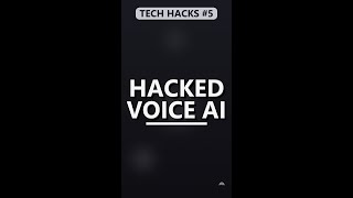 Tech Hacks #5: New Study: 96% Voice AI Vulnerable to Hidden Au… #shorts