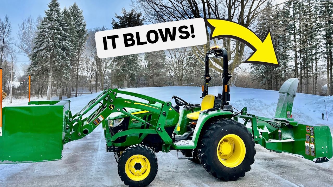 Rear Mounted Snowblower - John Deere Compact Tractor