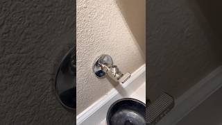 installing a 1/4 turn compression angle stop