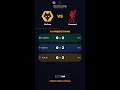 Wolves vs Liverpool AI Prediction | Premier League Regular Season - 29 | #Shorts