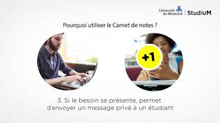 StudiUM UdeM - Pourquoi utiliser le Carnet de notes