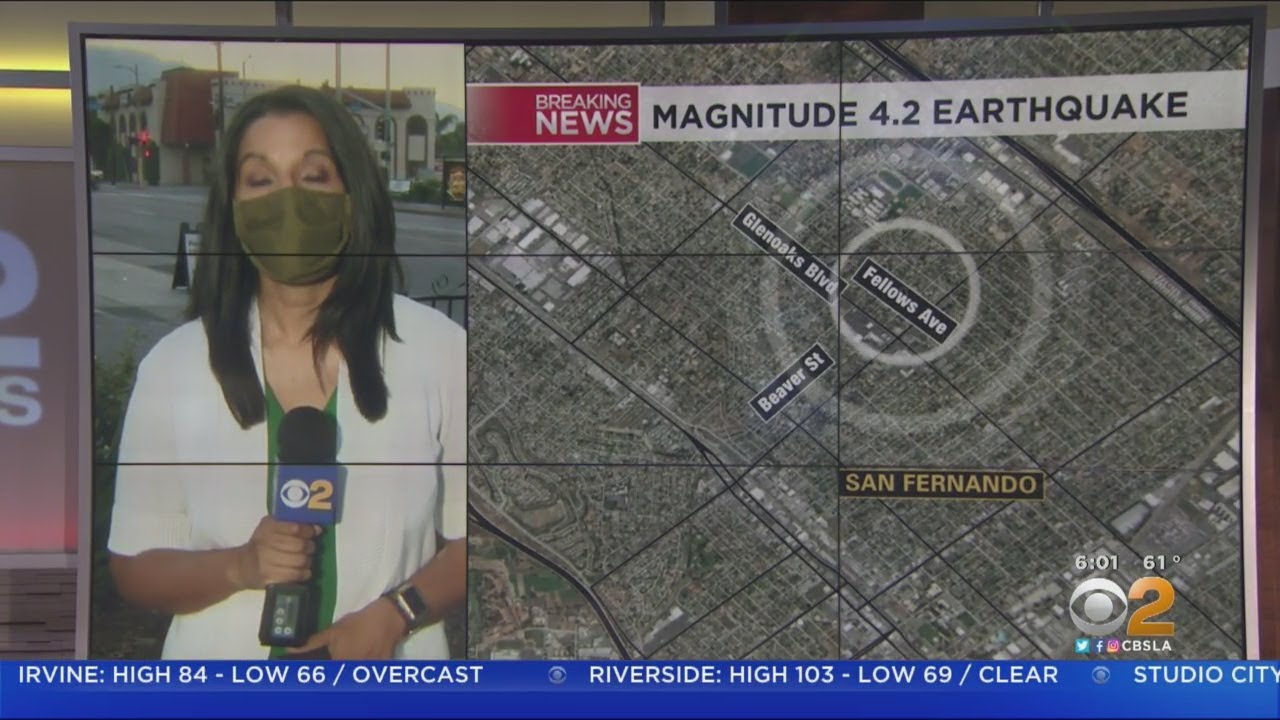 4.2-Magnitude Earthquake Hits Pacoima, Rocks Southland