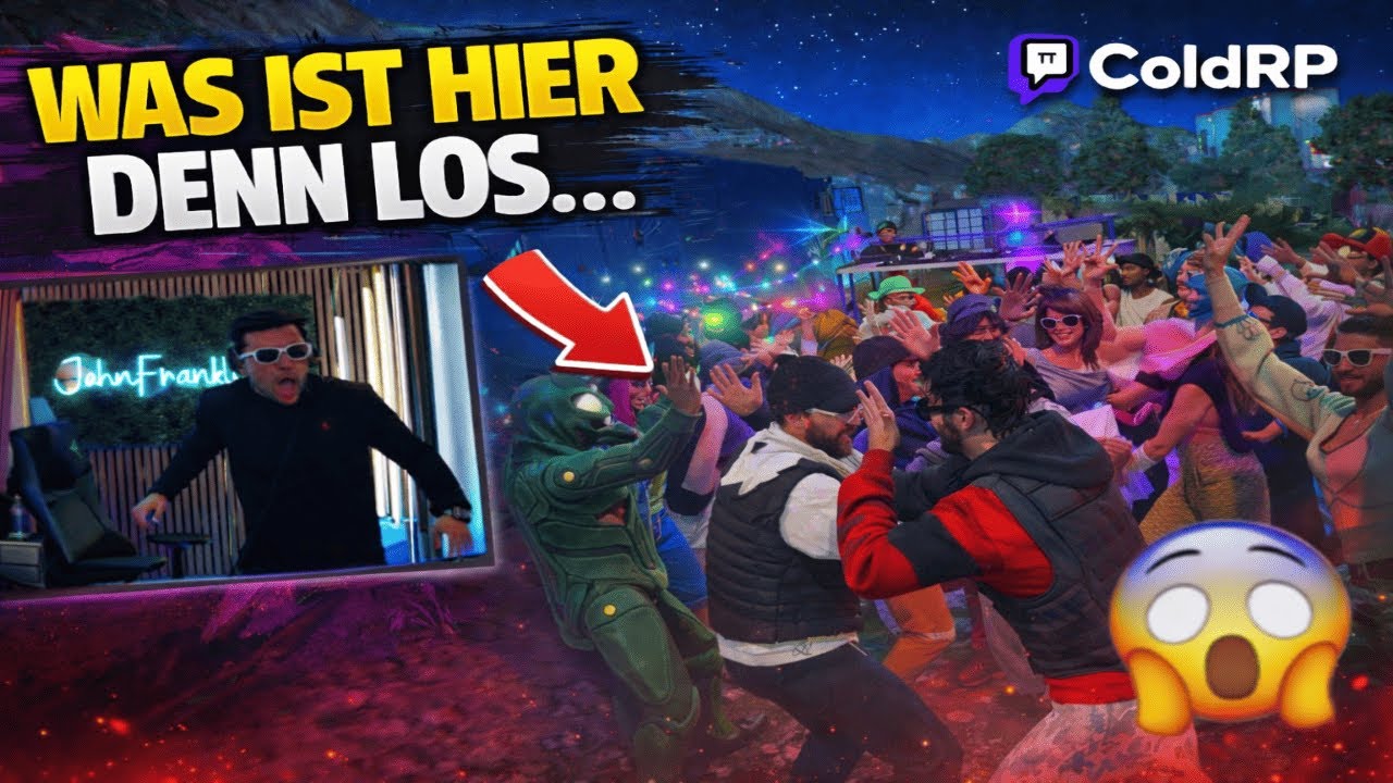 [Cold RP] JOHN FRANKLYNS ERSTE RAVE AUF FIVEM? - Streaming Highlights #1