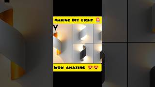 making DIY light 🚨😍||#shorts #project