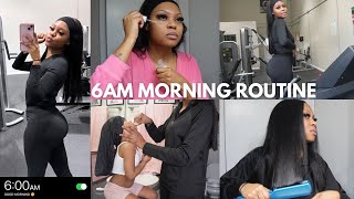 6AM MORNING ROUTINE For The New Year : GRWM + Being Productive