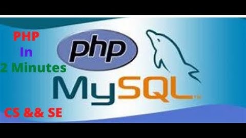 Learn PHP in just 2 MINUTES (2020)