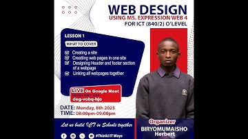 LESSON 1: DESIGNING WEBSITE USING MS. EXPRESSION WEB 4