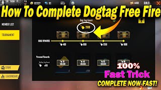How to Complete Dogtag Free Fire for Custom Card | dog tag count in free fire | dog tags