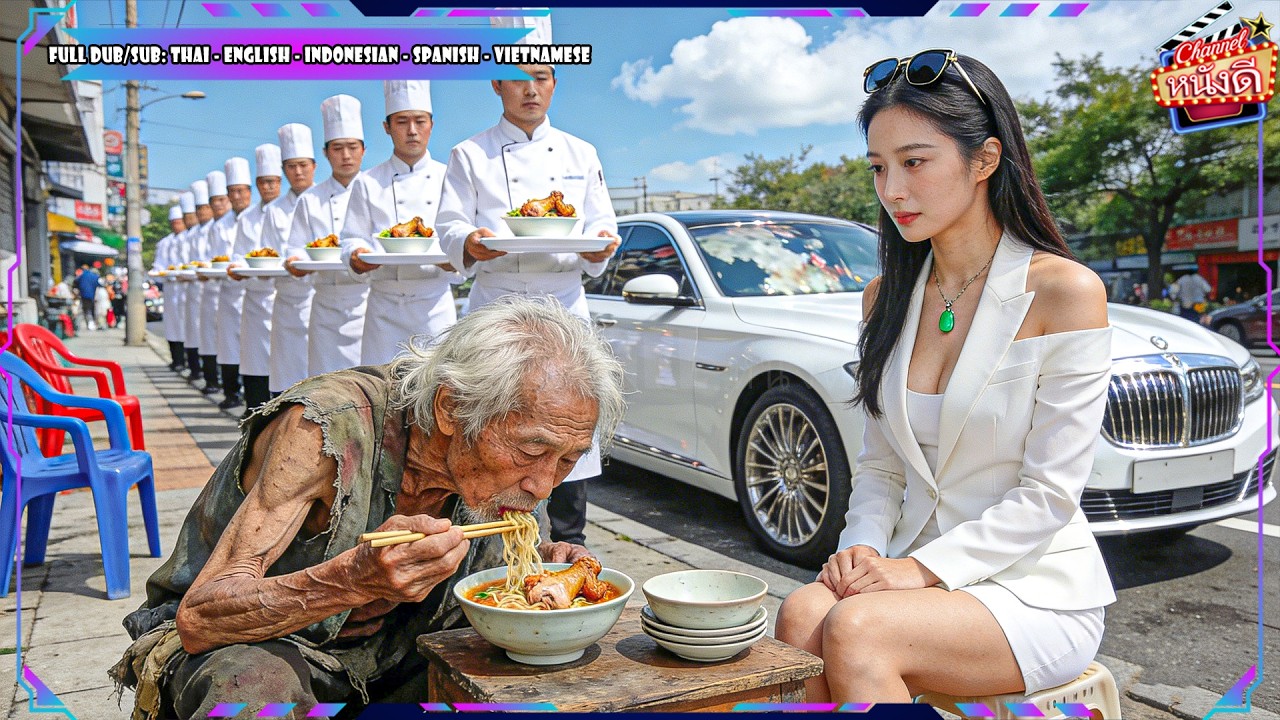 ขอทานแก่หิวสั่น ได้สาวพาไปกิน ใครจะรู้ว่าเขาเป็นมหาเศรษฐีกำลังหาลูกสะใภ้