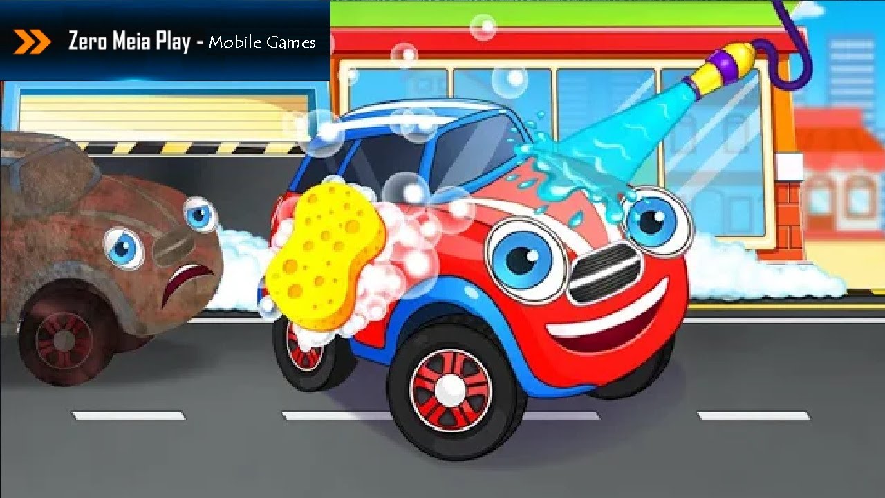 Joguinho de carro para crianças - Jogo de lavagem de carros - Car wash ...