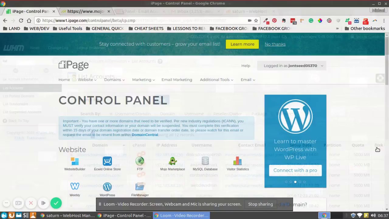 How to install wordpress on ipage for free online