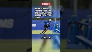 Davante Adams New Beginnings with the Rams