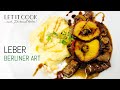 Gebratene Leber Berliner Art mit Apfel und Kartoffelpüree