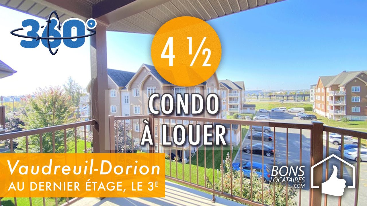 Réalité virtuelle condo à louer / VR condo for rent / VaudreuilDorion