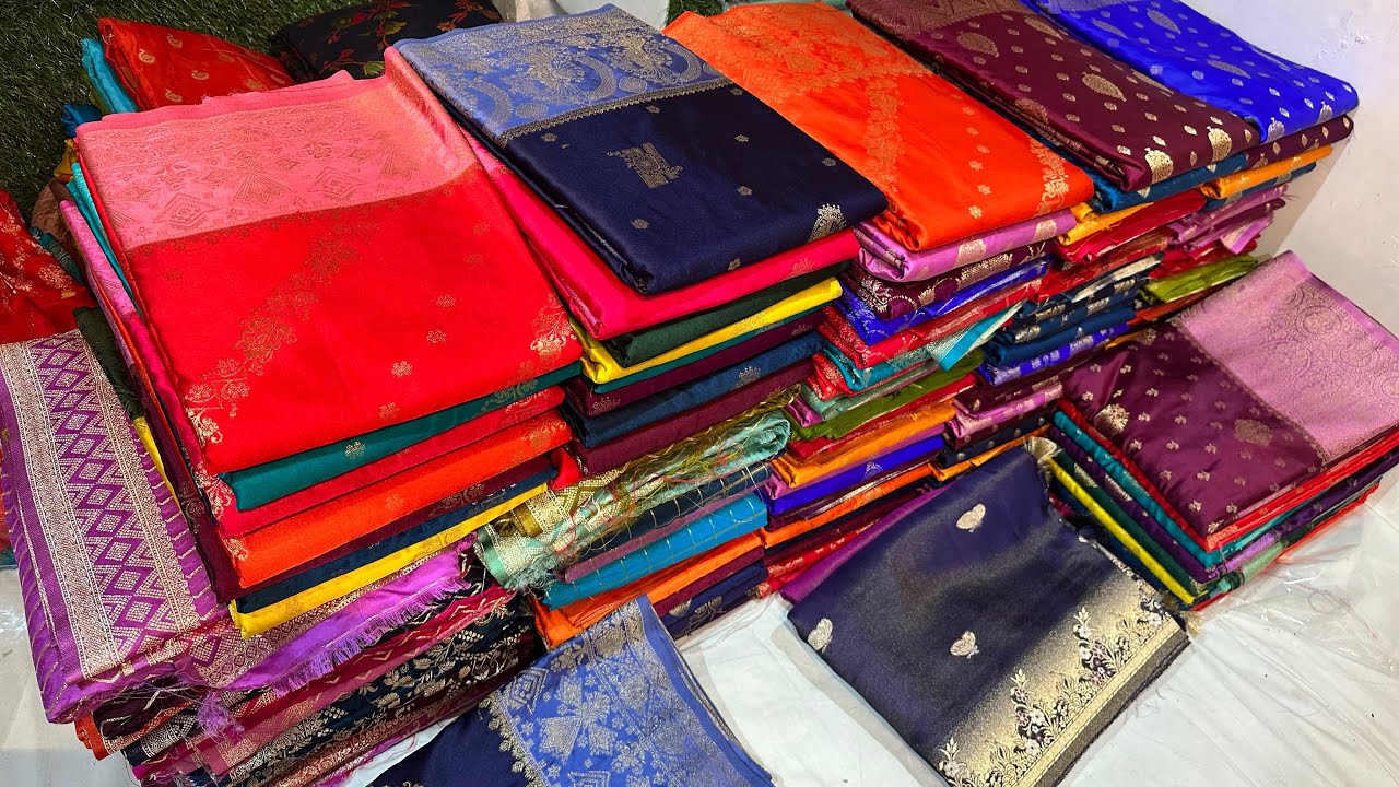 EP-3 ARSLAN SAREES / Banarasi Crape Mashroo, Gaji Silk, Katan, Soft Silk 550/- ₹ To 2500/- ₹ 