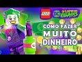 LEGO DC Super Villains COMO CONSEGUIR FAZER MUITO DINHEIRO RÁPIDO E FÁCIL Dublado Português