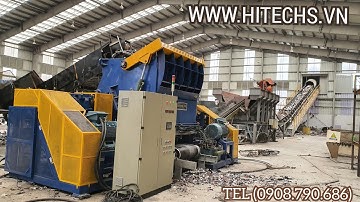 Máy Nghiền Vải Vụn lớn Hitech-2SH10T hoạt động ra sao ?