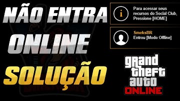 Não Entra Online Resolva Fazendo Isso - GTA Online