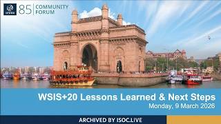 ICANN 85 - WSIS+20 Lessons Learned & Next Steps