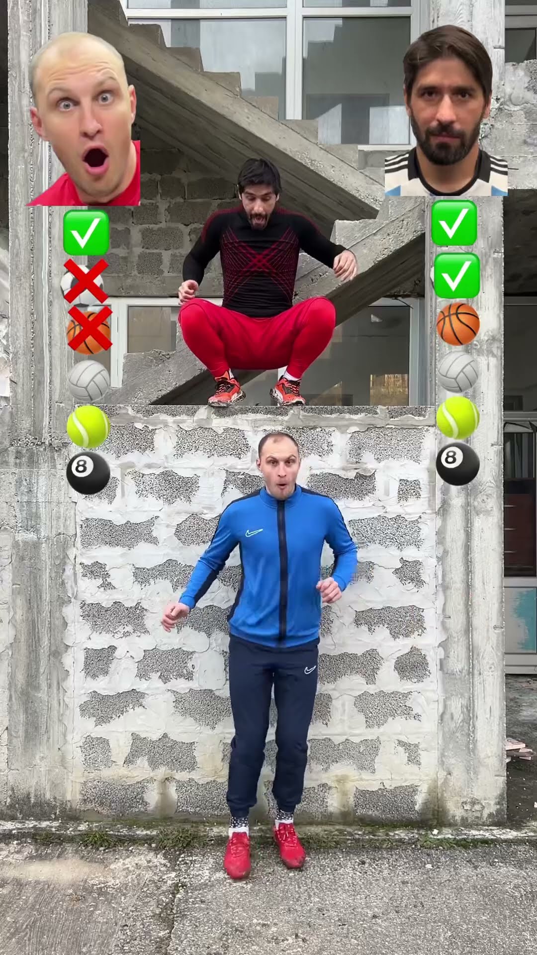❌ NO LOOK AND 5 BALL VS BALL HANDING