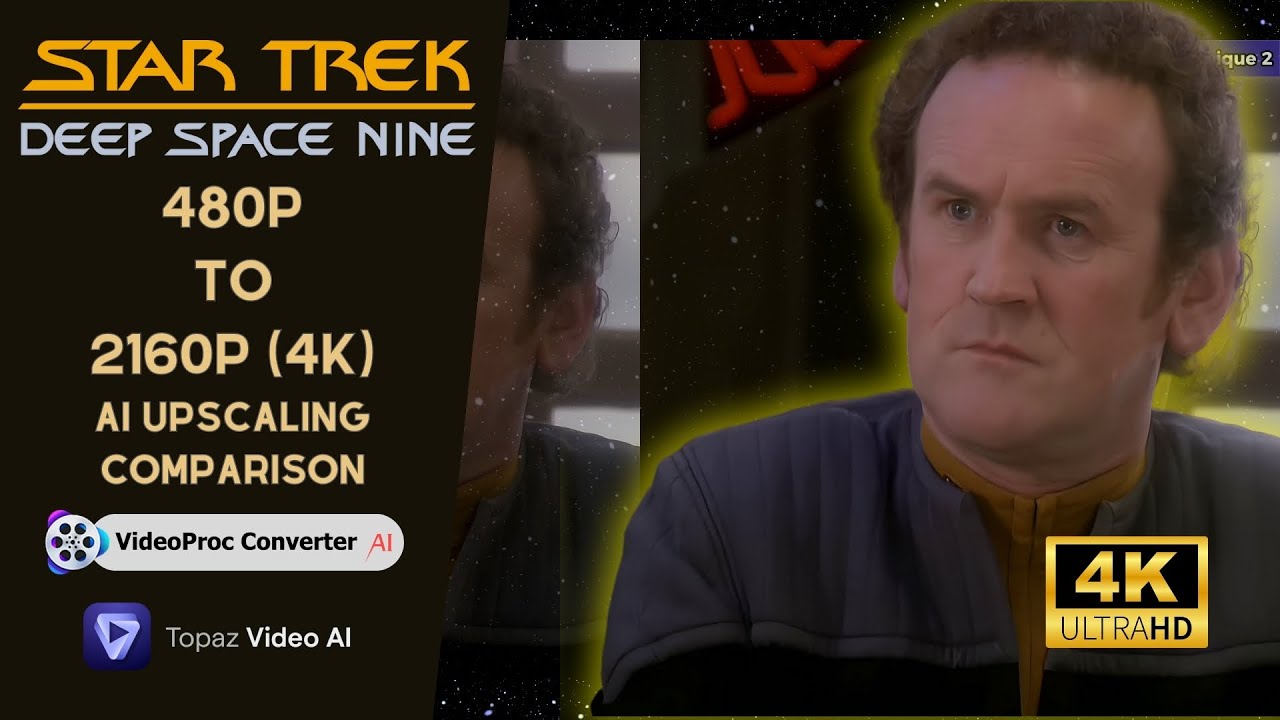 [4K Upscale] How do these clips compare? Star Trek DS9 'Field of Fire' S07E13 YouTube