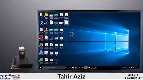 CA AFC 04 IT by Sir Tahir Aziz from Rise Lecture # 43 (MS Excel) | Office 365 |