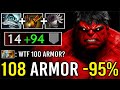 108 ARMOR CALL -95% DAMAGE Super Hulk + Scepter is Crazy OP in 7.31b Dota 2