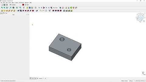 FreeCAD 1.0.0 How To Make A Hole