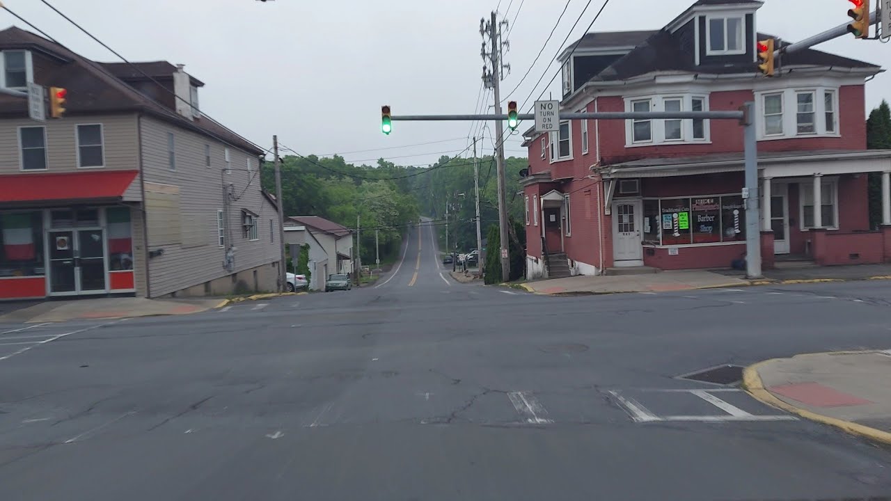 Driving from Marion Heights to Ashland, Pennsylvania YouTube