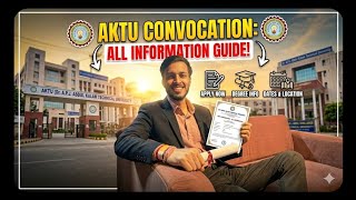AKTU CONVOCATION REGISTRATION 2025📚🏅⚕️#convocation2025 #aktuuniversity #2025